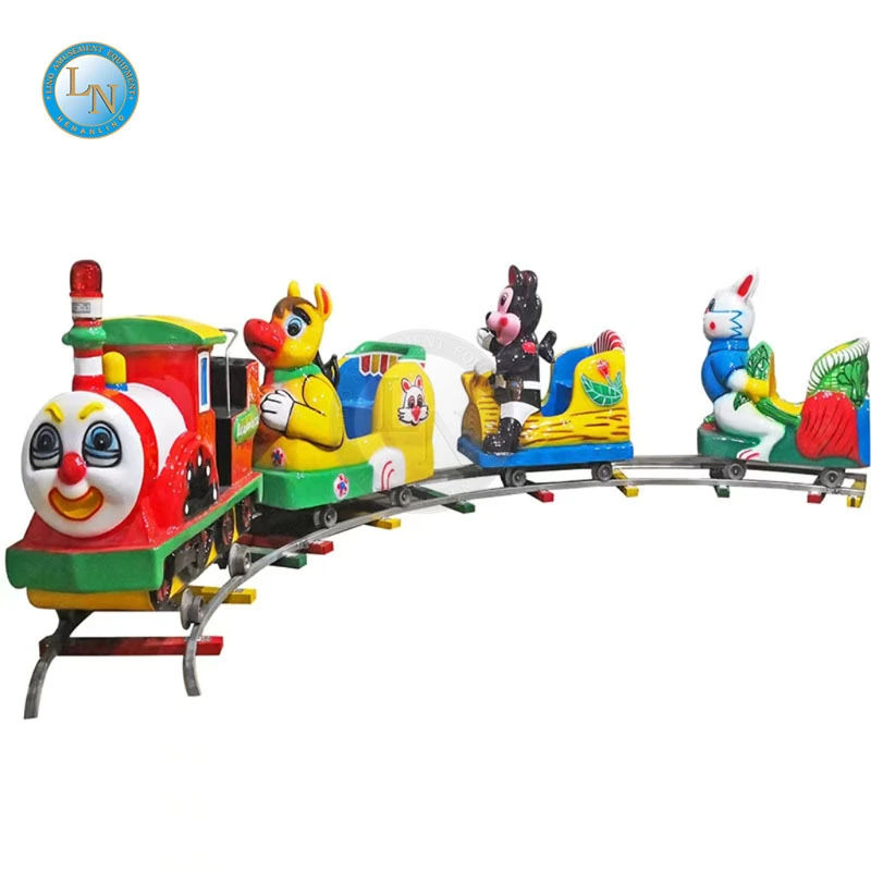 Indoor Playground Kids Train Equipment Train Kiddie Ride Amusement Park Rides Electric Mini Train Ride For Sale 1