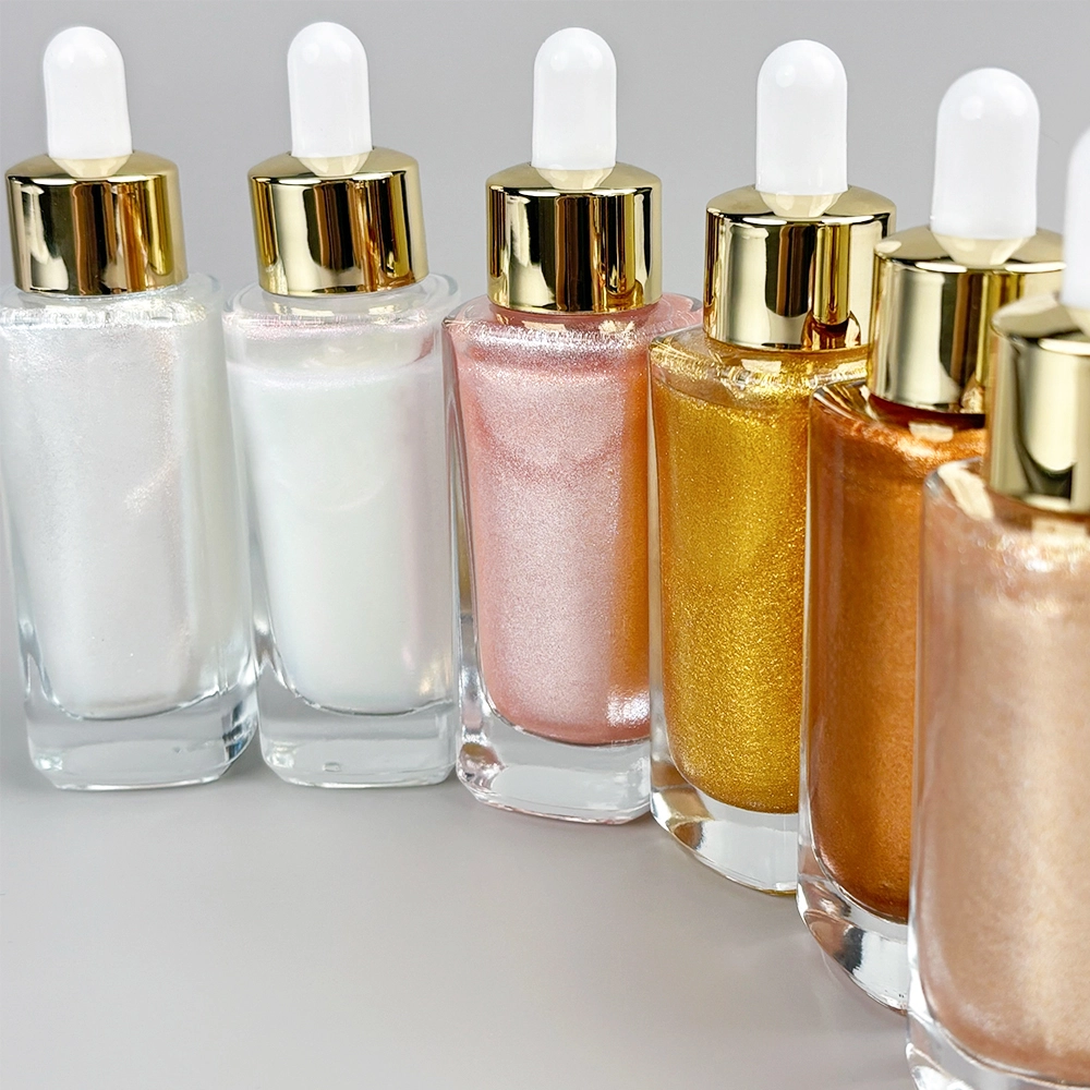 Mlm Custom Logo Custom Glitter Body Balm With Fragrance Small Batch Production Hydrating And Shimmering Glow Body Shimmer Oil 1