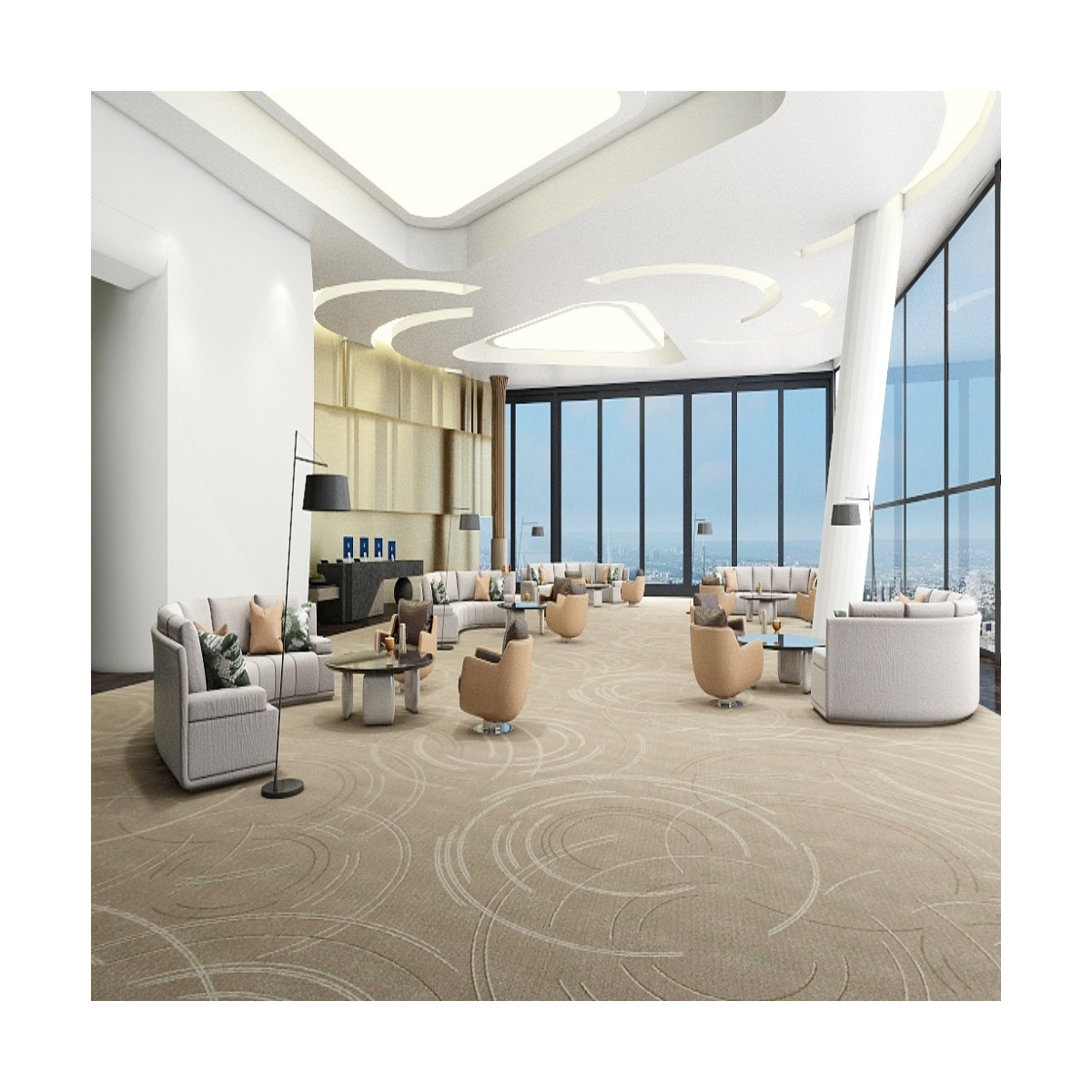 Tappeto in lana Akminster per hall e corridoi di hotel 2