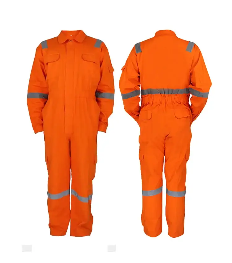 Custom Unisex High-Quality Reflective Long-Sleeve Comfortable Safety Coveralls 1