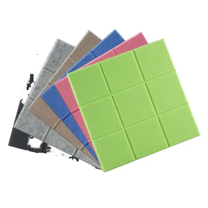 Painéil Fuaimiúla Poileistear Ionsúcháin Fuaime NRC 1.0 do Bhallaí Amharclann Baile &amp; Oifige 1