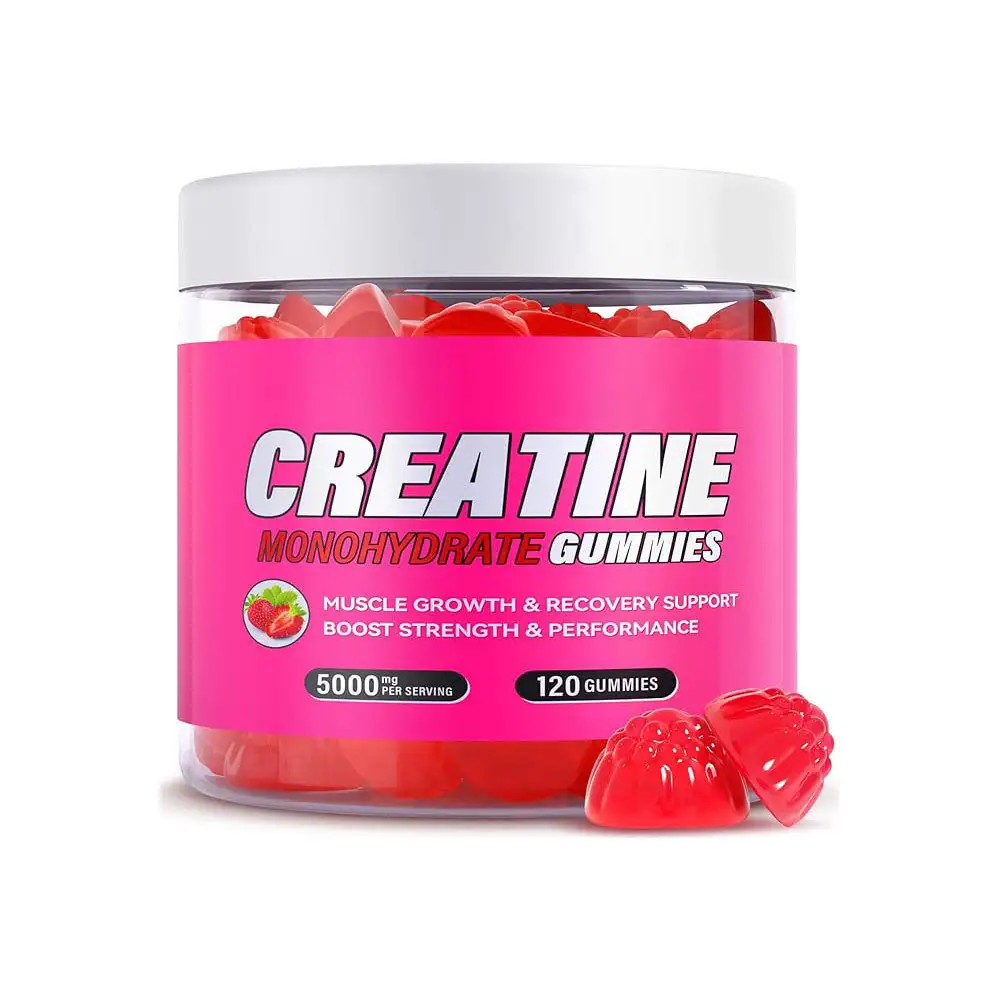 OEM 5000mg Creatine Monohydrate Gummies Preworkout 120pcs 1