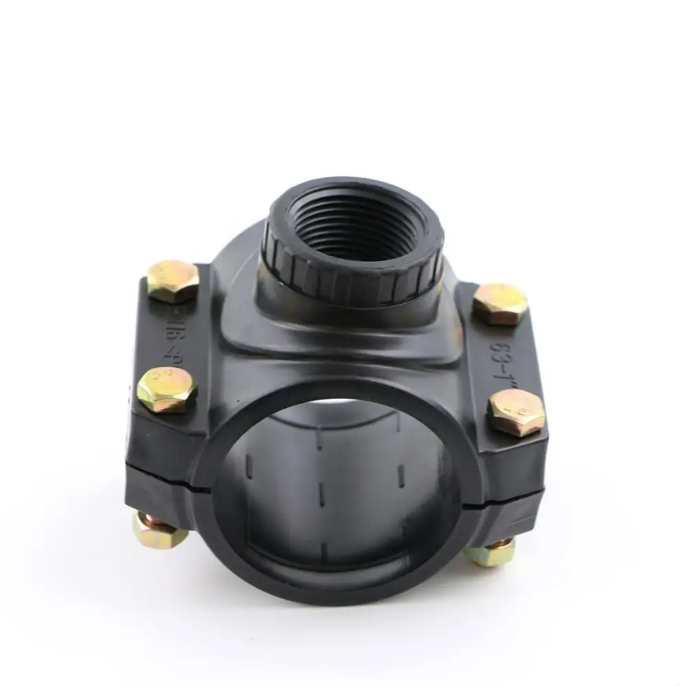 PN16 HDPE鞍形卡箍 20-110mm压缩接头 16KG 1