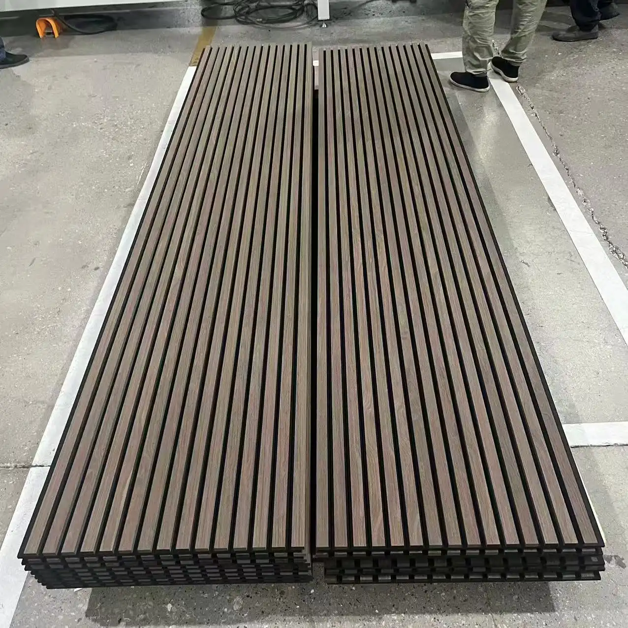 Wood Slat Acoustic Wall Panel Lightweight Soundproofing for Studio & Bedroom 1