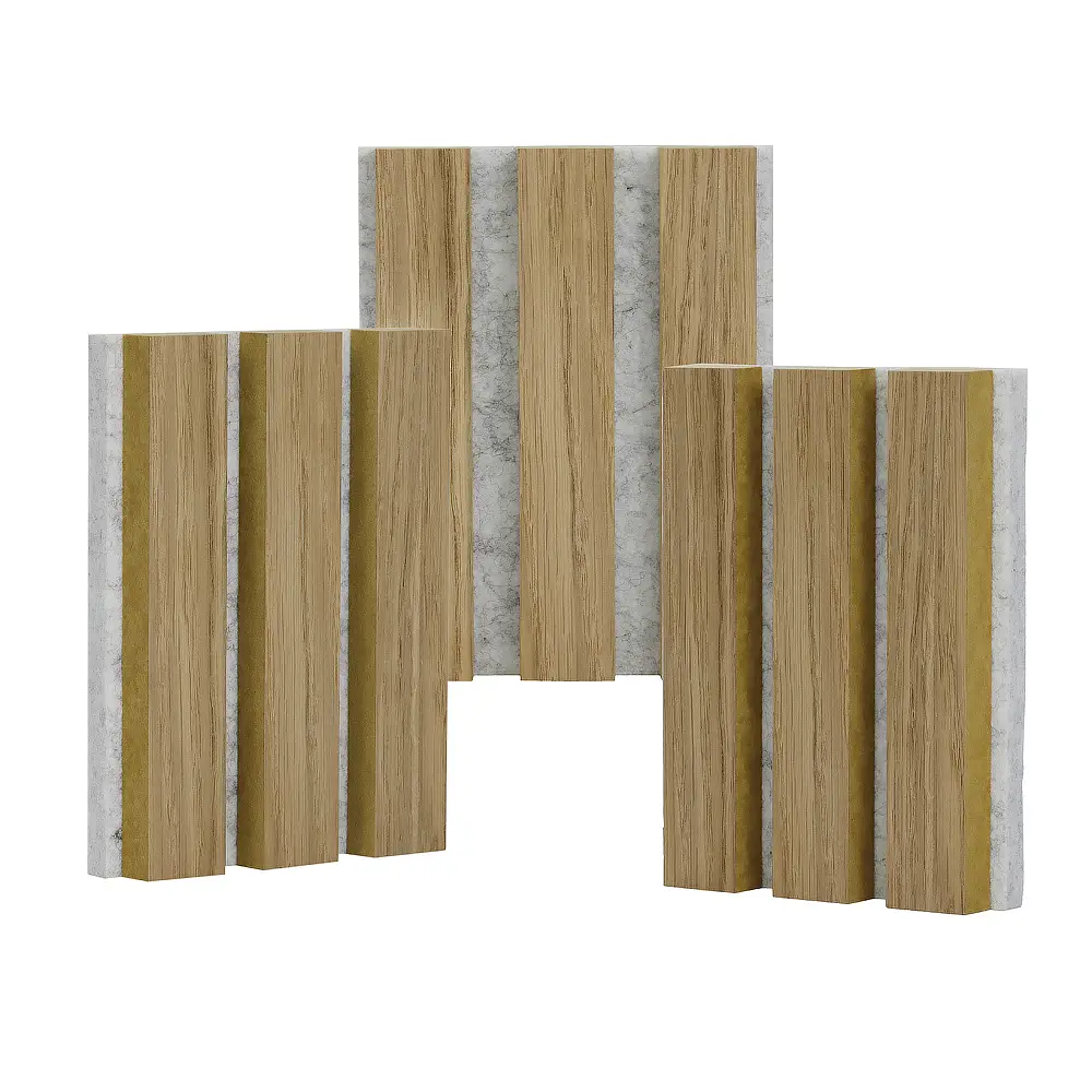 2400x600x21mm Wood Acoustic Panels Akupanel Soundproof Slat Wall Panels 1