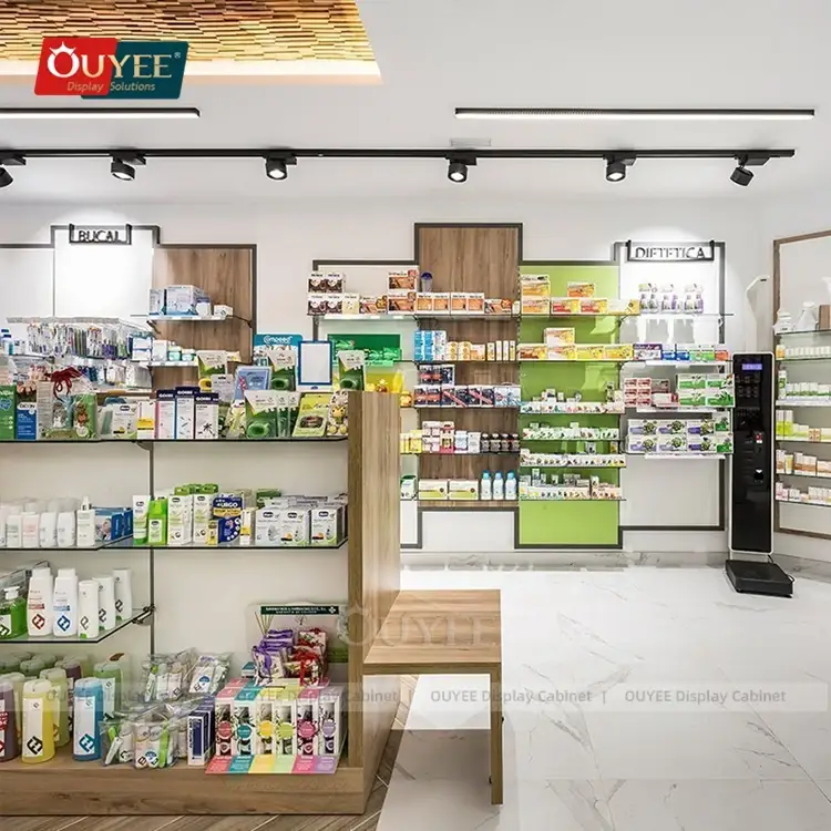 Regale für Kosmetikgeschäfte in Apotheken | Ladeneinrichtungen und Möbel für Optikergeschäfte 1