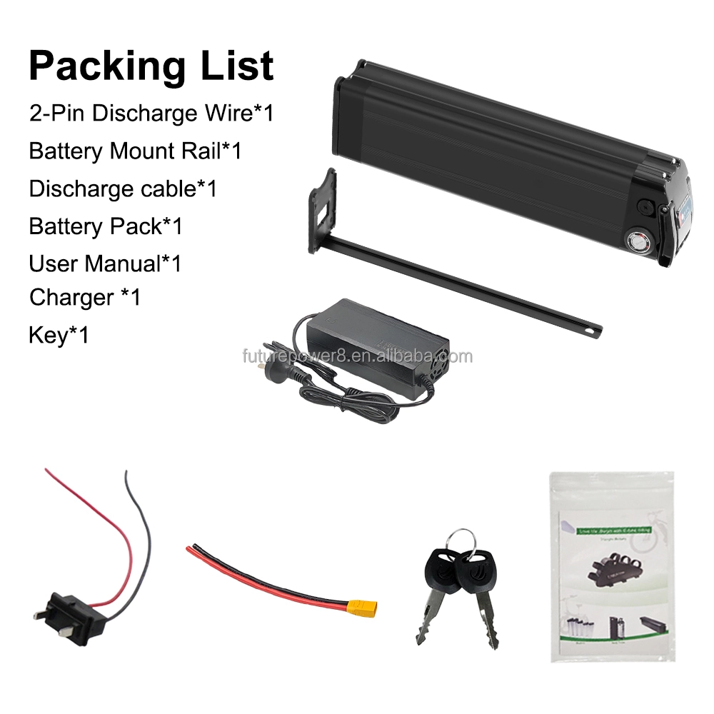 48v 52v 21ah 24.5ah Silverfish Lithium Ebike Battery 20ah 23.2ah 28ah For R8 Janobike E20 Folding Electric Bicycle With Charger 1