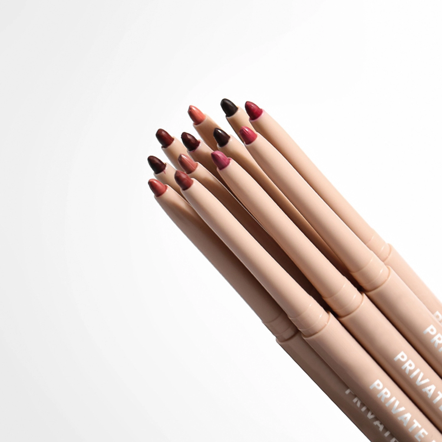 Mlm Custom Makeup High Pigment Lip Liner Matte Smooth Application Private Label Lip Liners Long Lasting Nude Lip Liner 1