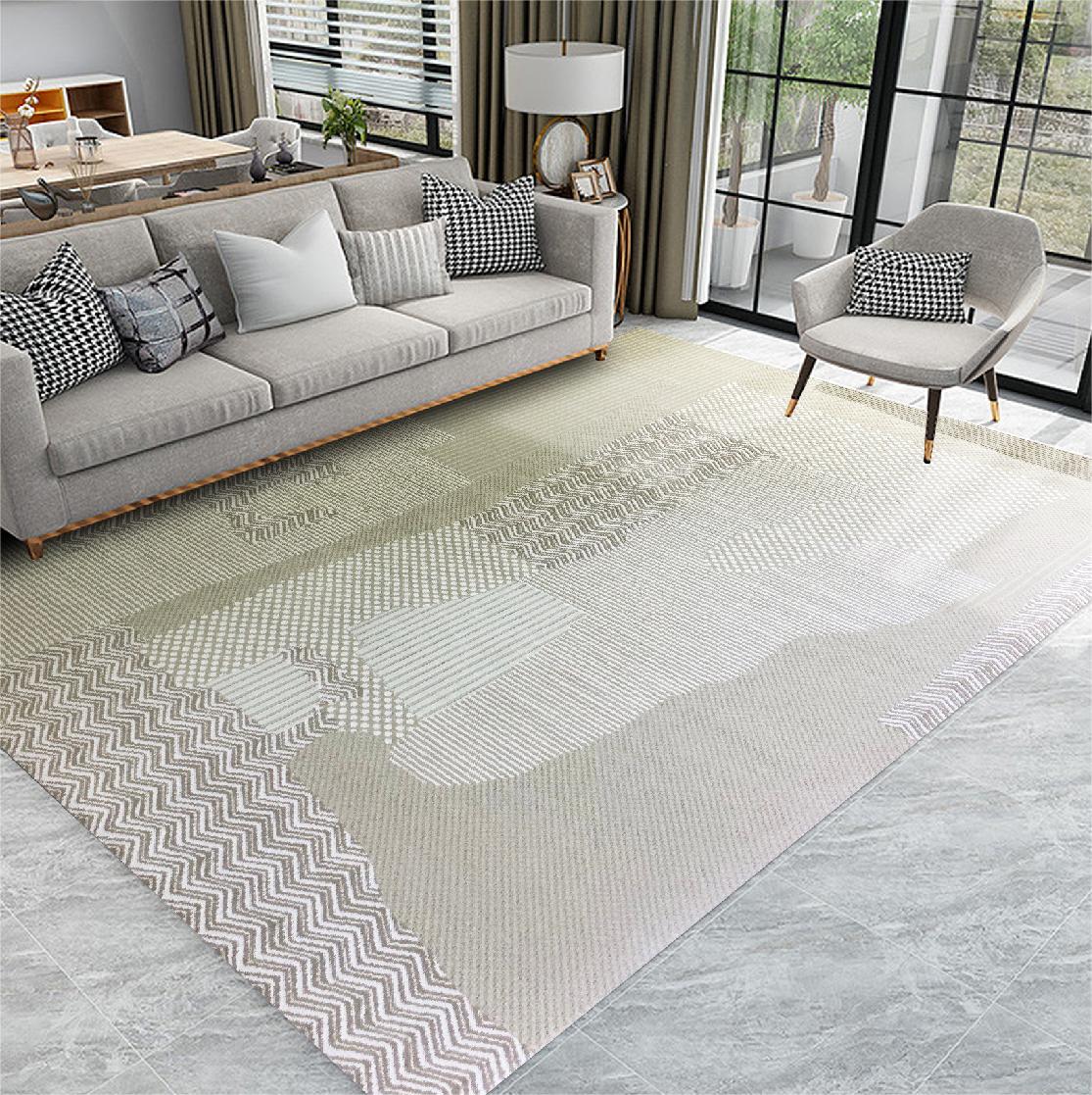 Custom Large Fluffy Round Wilton Area Rug for Living Room 6