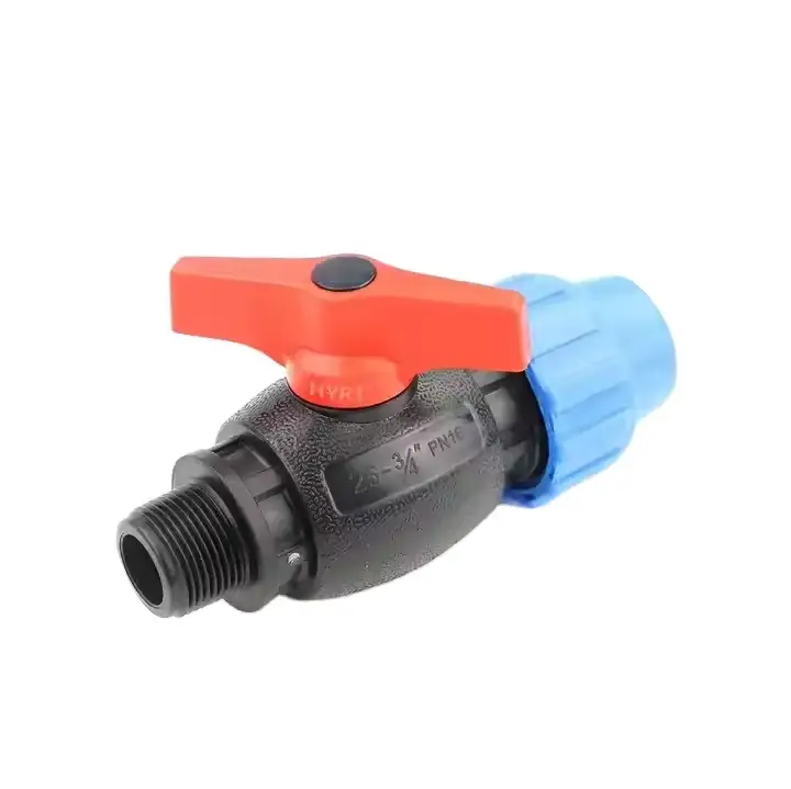 HYRT PE压缩接头球阀 20-110mm 公/母 1
