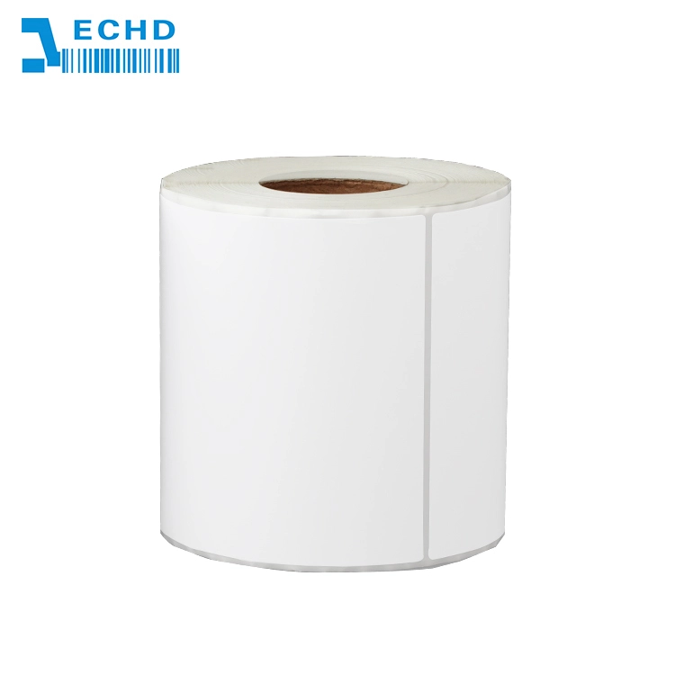 4x4 Direct Thermal Shipping Address Label Roll - Adhesive 1