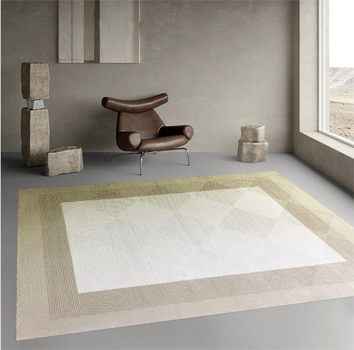 Custom Large Fluffy Round Wilton Area Rug for Living Room 7