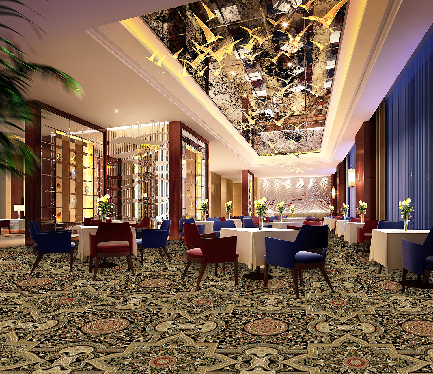 Tappeti per hotel in nylon multicolore di Dongsheng Group, misure personalizzate 4