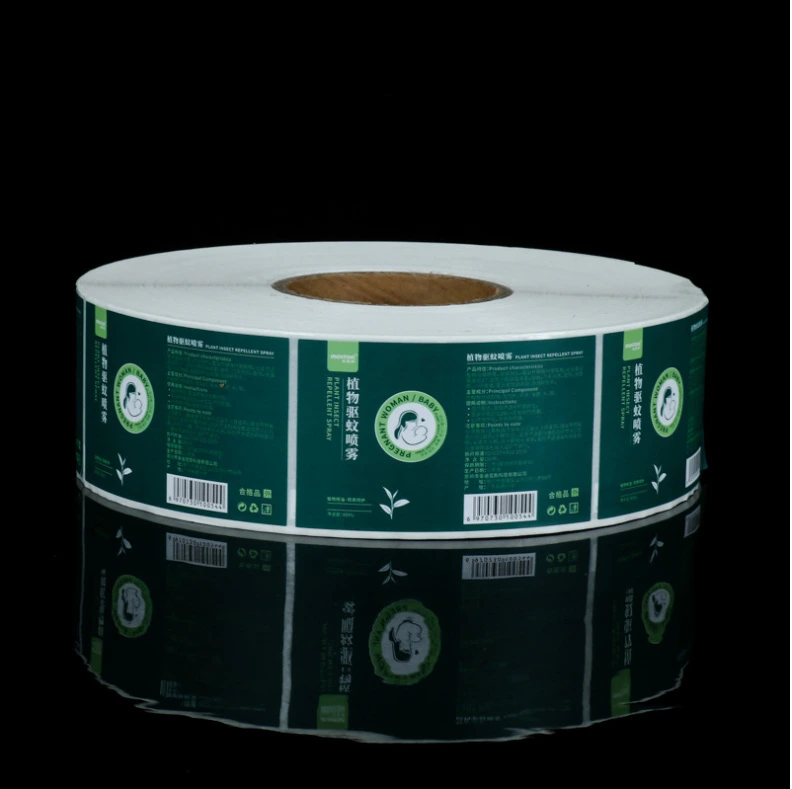 Eco Friendly Roll Food Packaging Custom Logo Stickers Clear Waterproof Colorful Vinyl Self Adhesive Labels 1