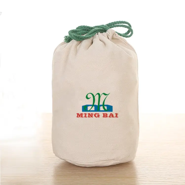 Eco-Friendly Custom Logo Canvas Cosmetic Pouch Wholesale Foldable Packaging with Handle Printed Pattern 1