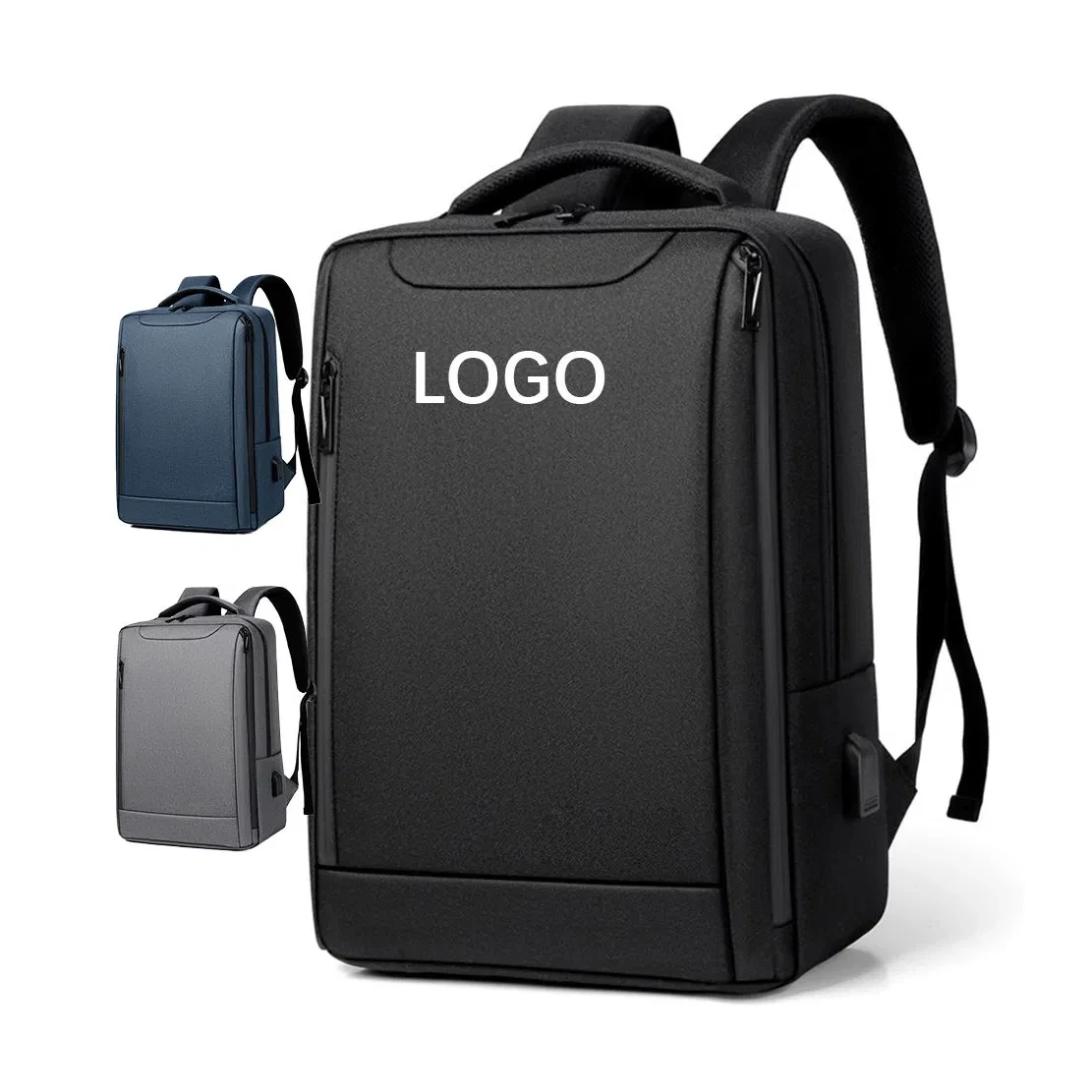 Sacculi dorsuales luxuriosi, ad usum privatum, impermeabiles, pro computatris negotiorum, USB, pro schola, pro computatris portatilibus. 1