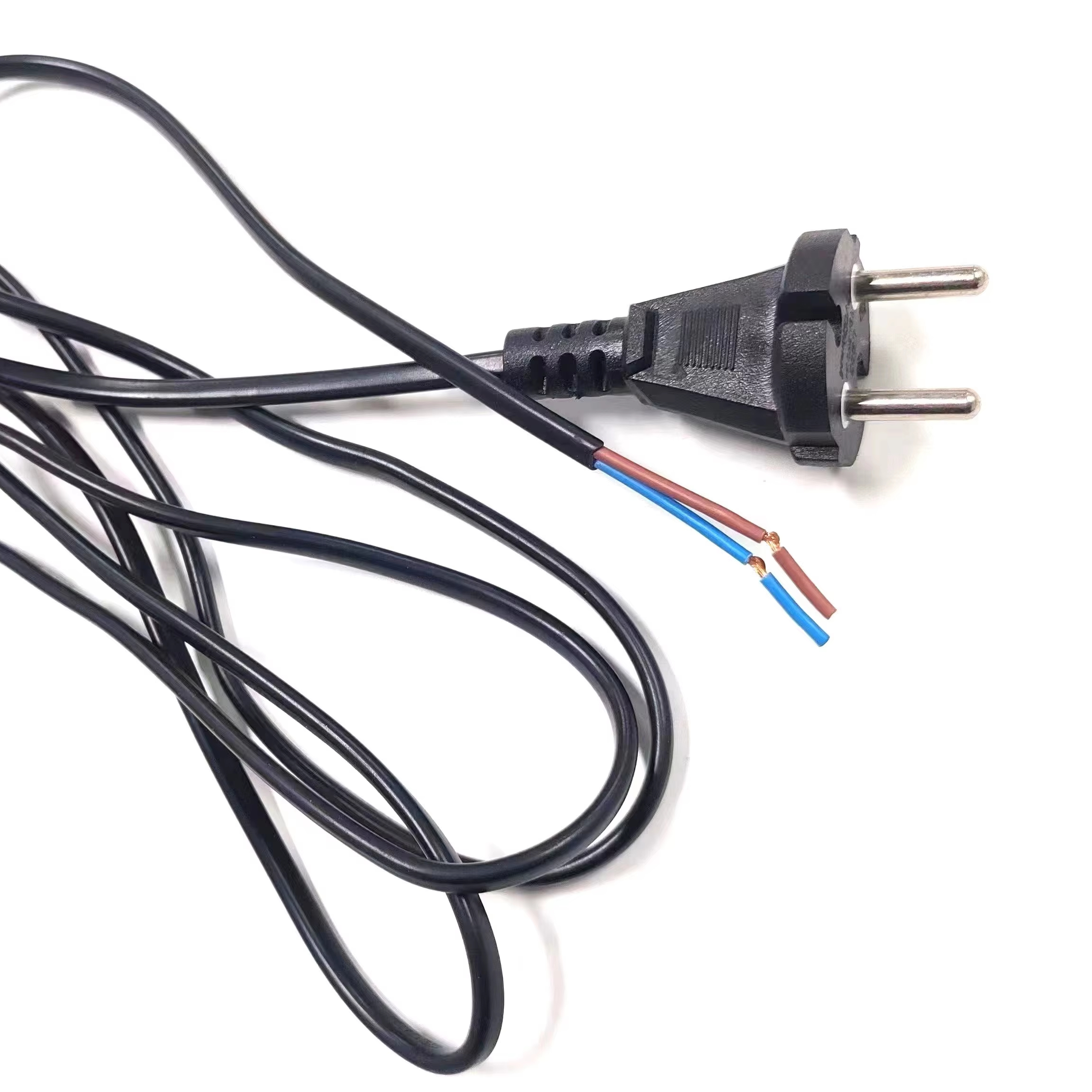 2 Pin Eu Standard Cee 7/16 Schuko Plug Power Cord Extension Cable 1