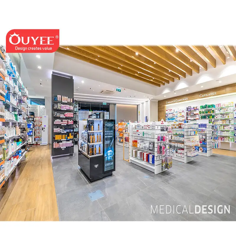 Apotheken-Gondelregale von Ouyee-4 3