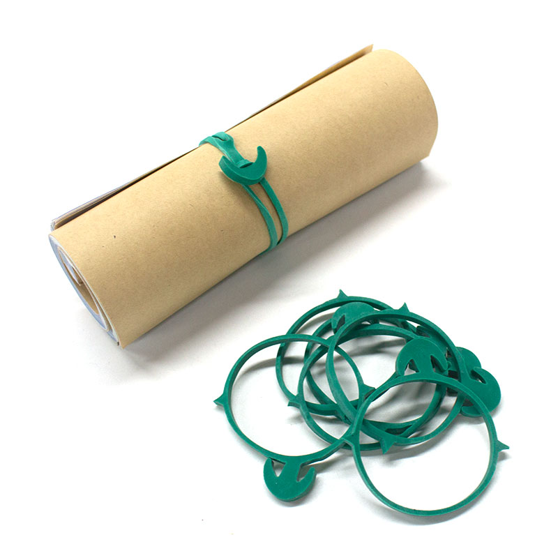 Hook Type Natural Rubber Bands, Heavy Duty for Office & Industrial Packing 2