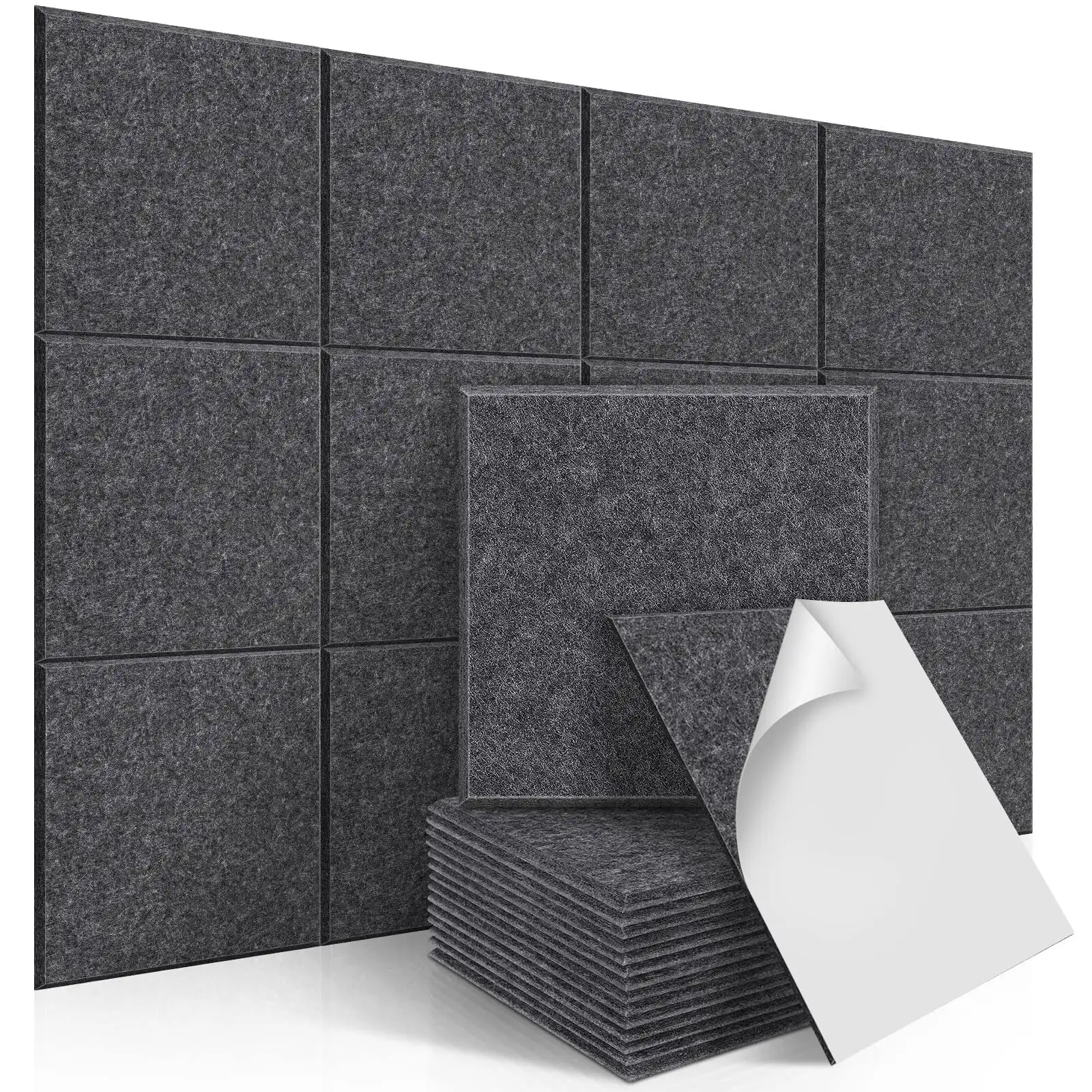High Density Polyester PET Acoustic Felt Wall Panels Sound Absorbing Panels 1