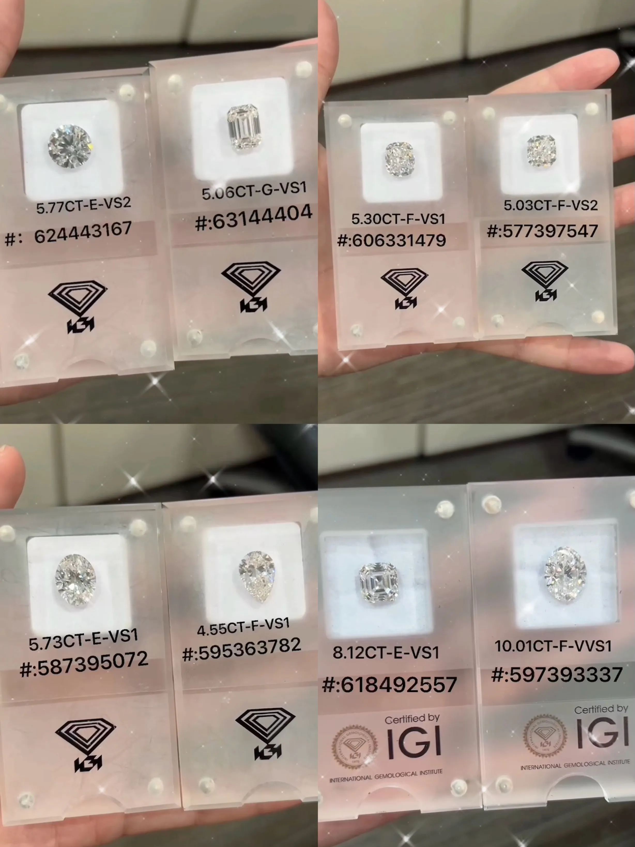 Princess Cut Lab Grown Diamond Princess Lab Diamond Wholesale - DKL Jewelry 6