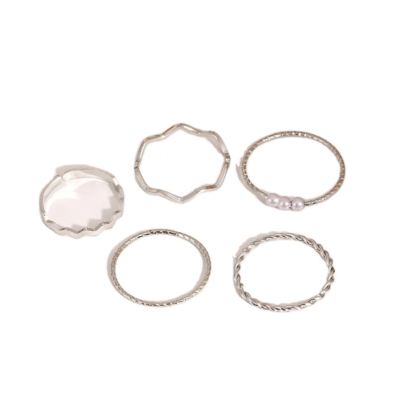 Wholesale Fashion Gold-plated Ring Set Women's Beautiful Ring Set 1