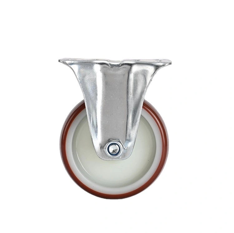 Industrial Wheel Series Display Bases 3inch 4inch 5inch Blue Red Castor Pu Casters For 60-100kg Load Capacity 1