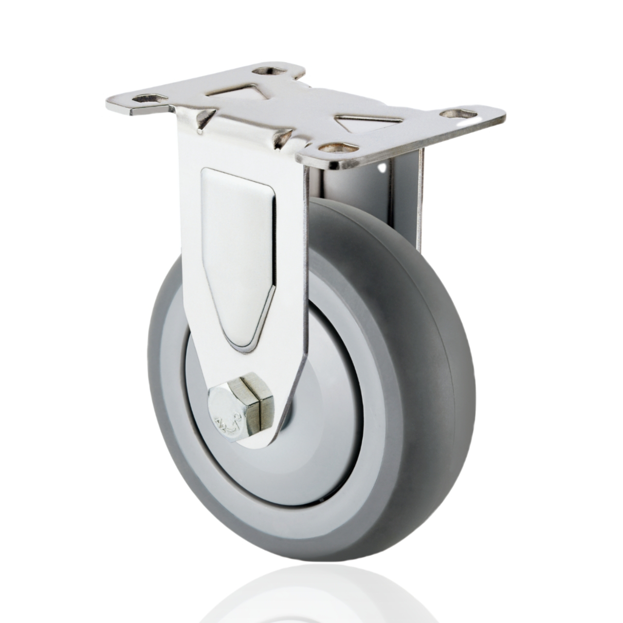 Factory Oem Medium Duty Industrial Caster 5inch 125mm Rigid Castor Wheel 1