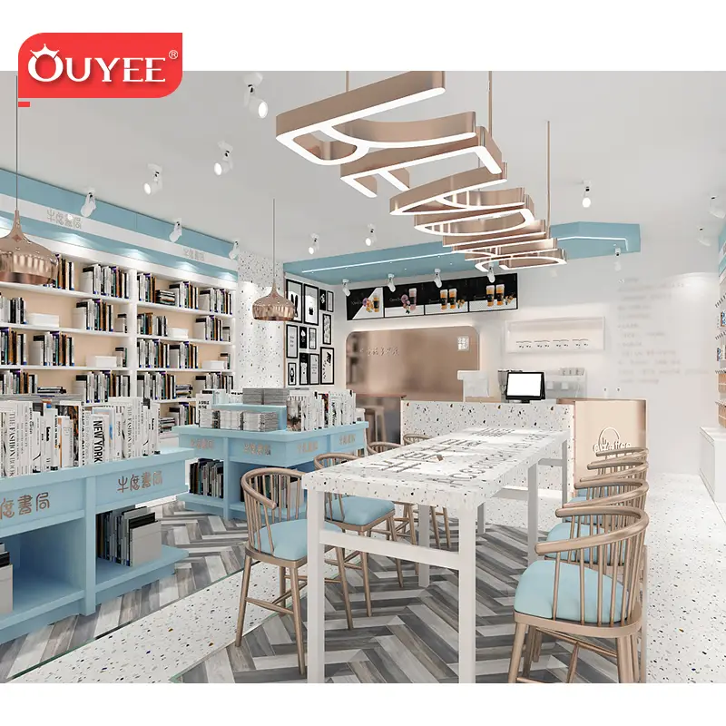 أثاث عرض الكتب في المكتبات: رفوف الكتب وطاولات الكتب 1