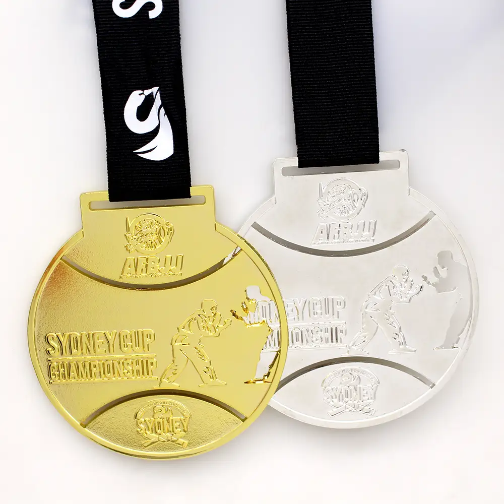 Custom Gold Silver Martial Arts Medals - Zinc Alloy 3D Award Medals 1