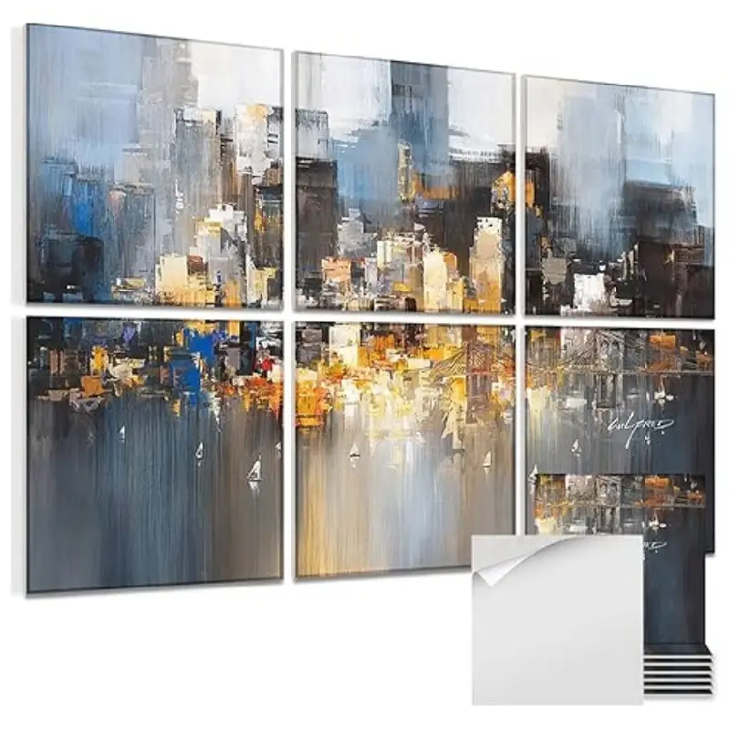 Paneles acústicos de pared autoadhesivos de 600 x 600 mm con absorción de sonido. 1