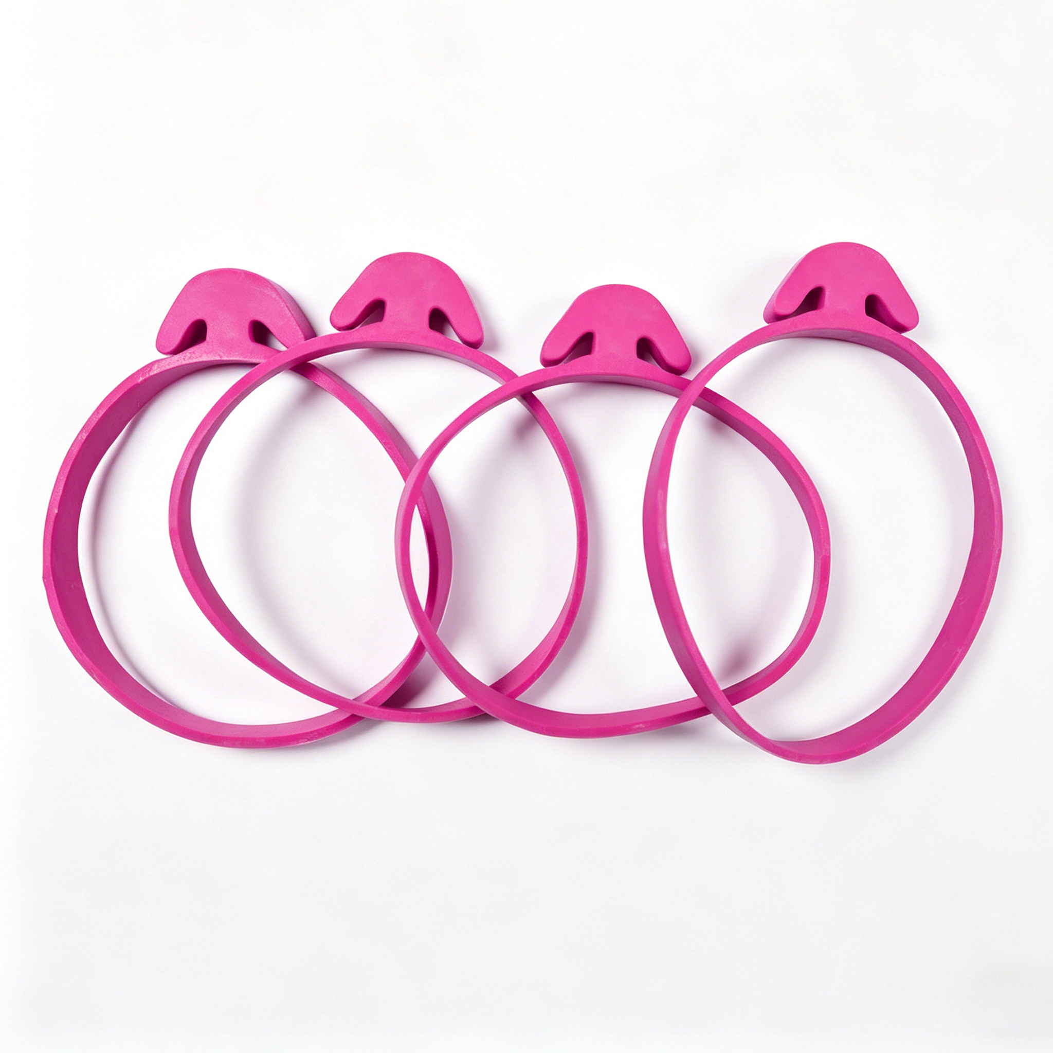 50mm Hook Shaped Rubber Bands, Heavy Duty Natural Rubber for Office & Packing 1