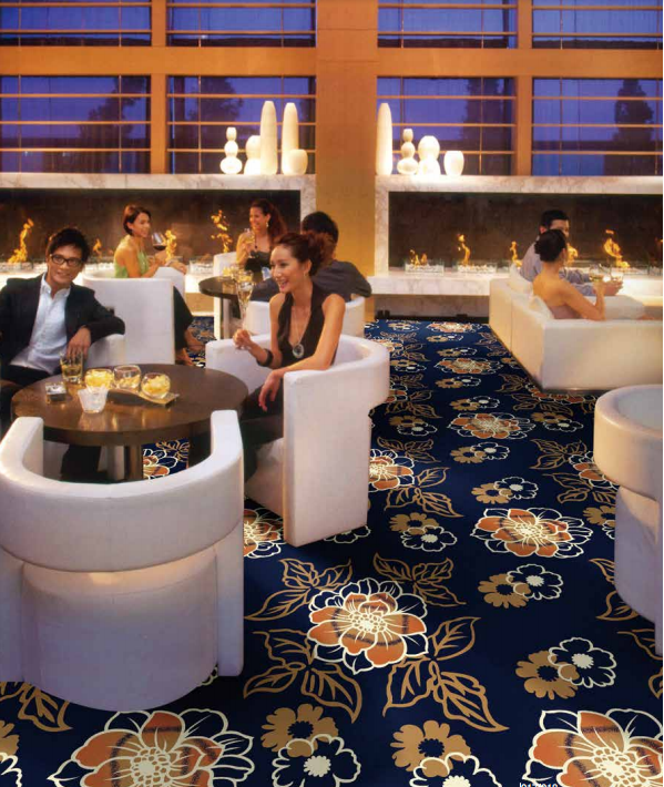 Akminster Wool Nylon Printed Hotel Corridor Carpet 4m Width 6