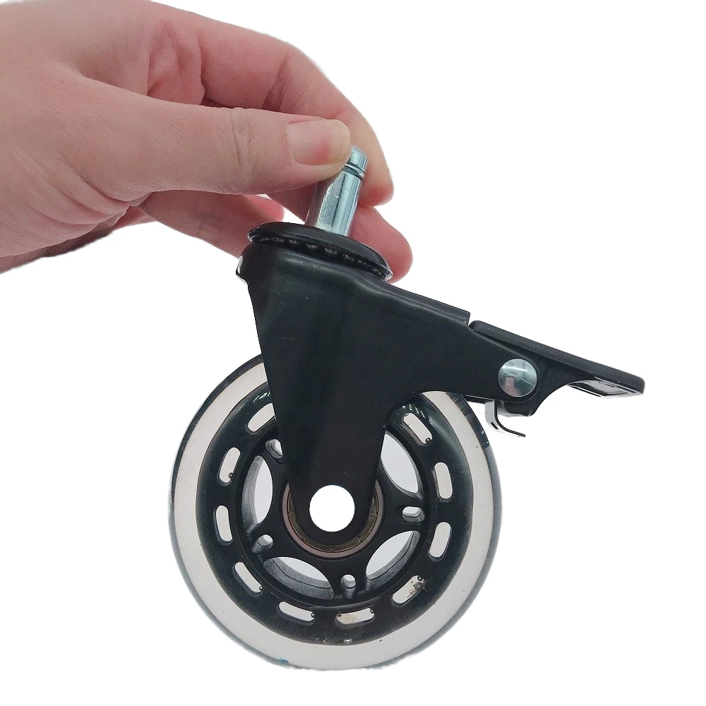 Manufacturer Price 3 Inch 70mm Nylon 70kgs Capacity Caster Wheel for TV Stand1 1