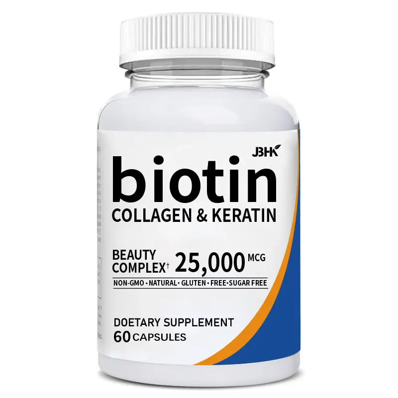 Org. Biotin Ker. Coll. Caps 60gr/BTL OEM/ODM Hair/Skin/Nails 1