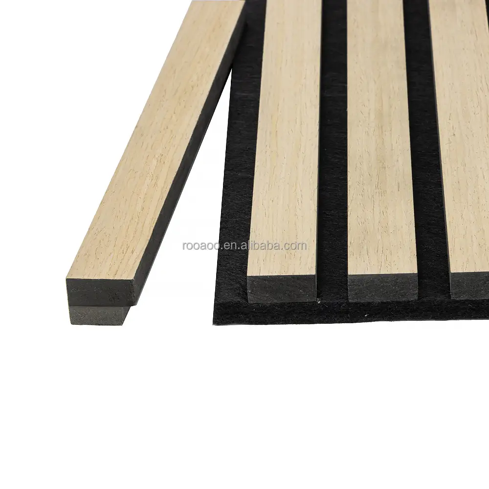 Wooden Edge Trim for Wood Slat Acoustic Panels Wall Corner and Edge Accessories 1