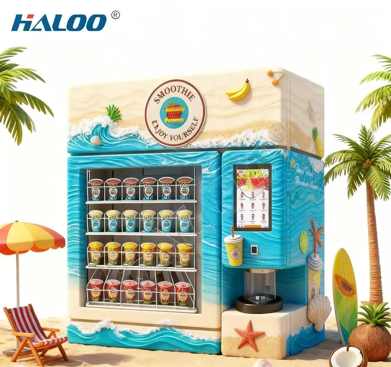 Smoothie Vending Machine for Sale by Haloo 2