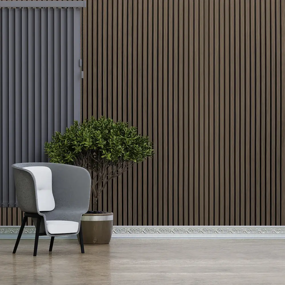 European Standard Slat Wood Acoustic Panels Akupanel Sound Absorbing Wall Panels 1