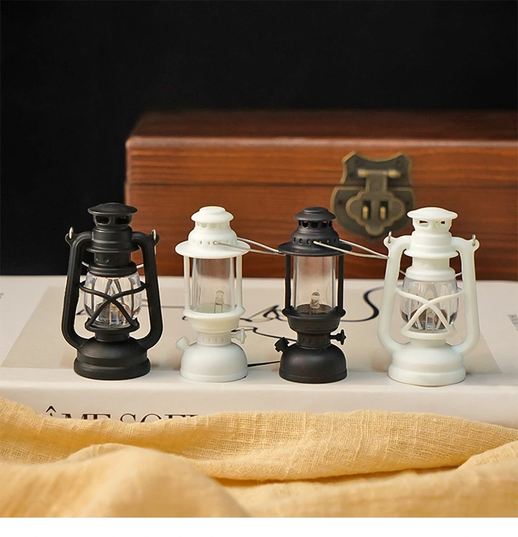 Mini Palace Lantern LED Electronic Candle Lamp, Battery Operated Vintage Night Light for Home, Bedroom and Party Decoration 1