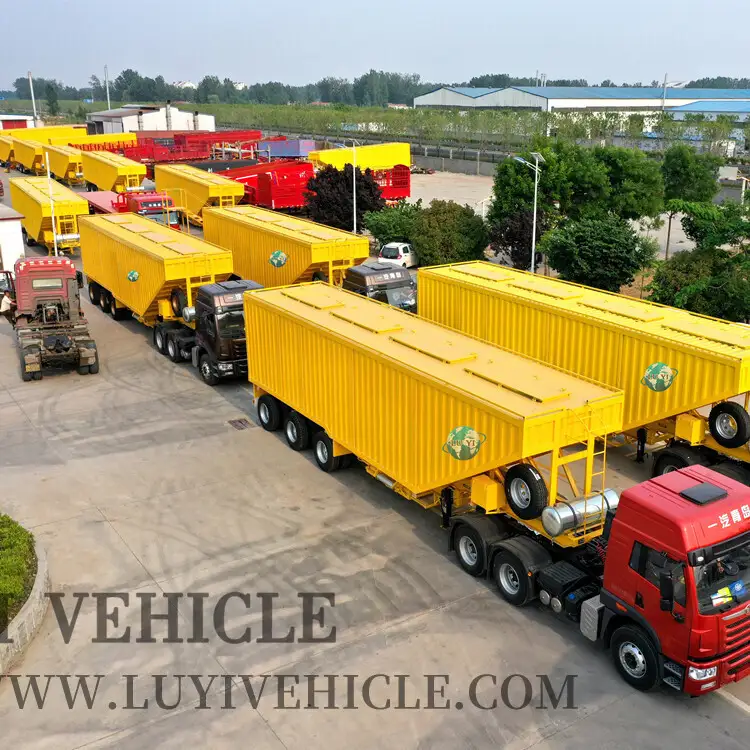3 ejes Tipper Railer para grano | Luyi 1