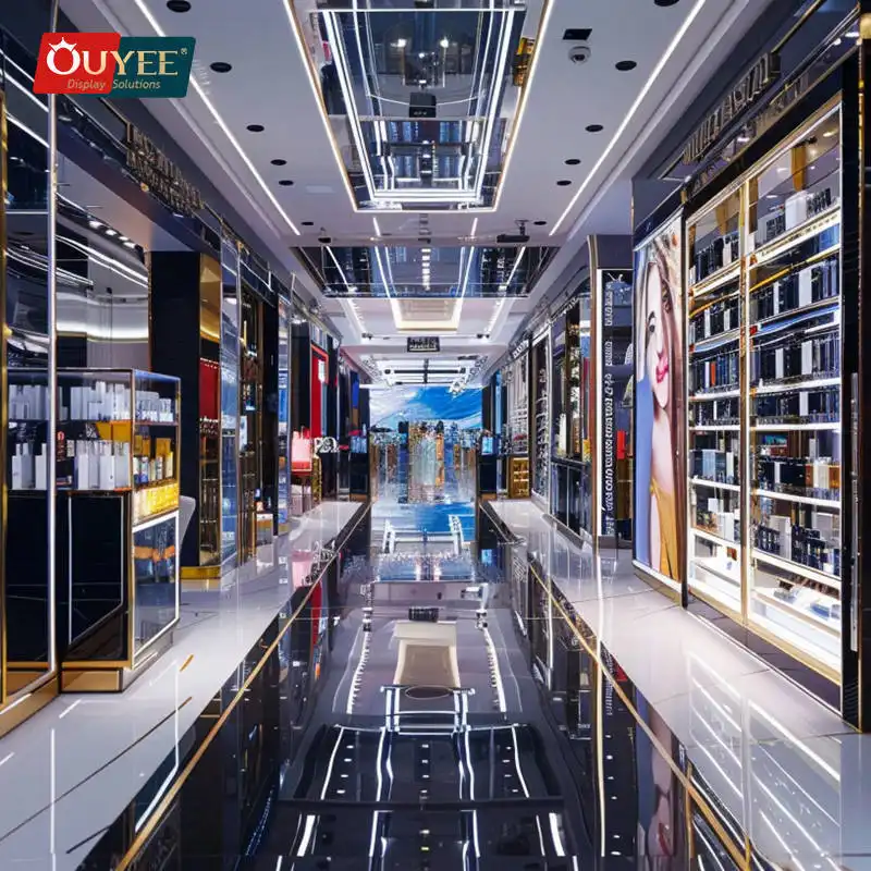 Armário de madeira para guardar perfumes - Vitrine para perfumes 1