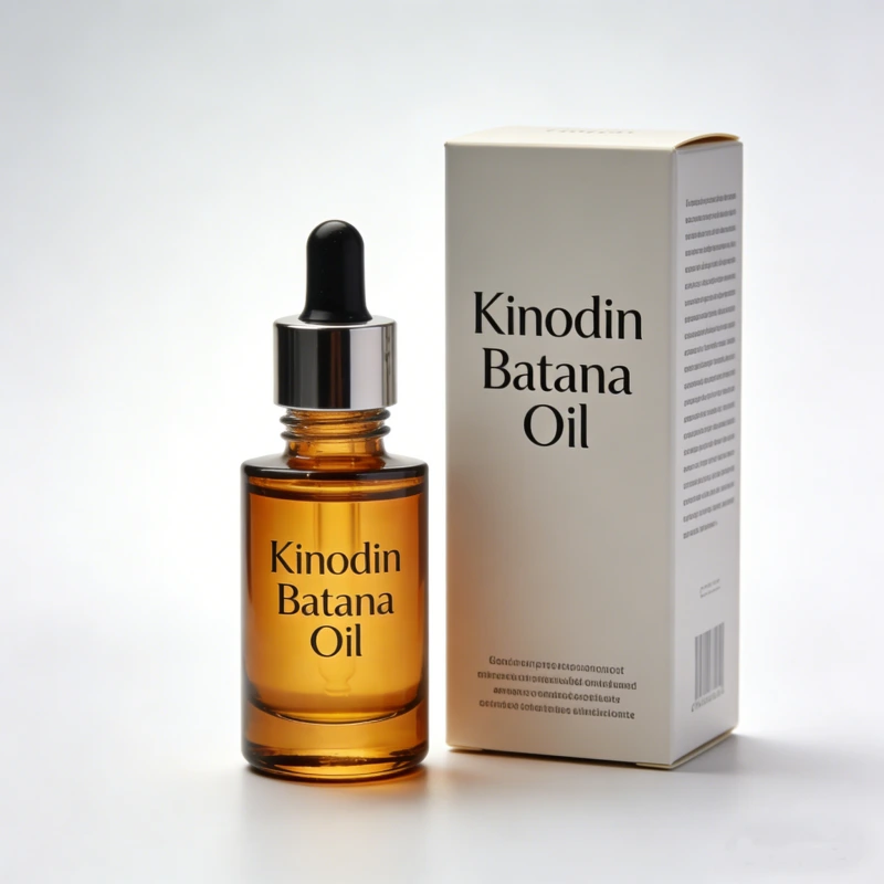 Serum Perawatan Rambut Organik Batana Oil yang Disesuaikan, Minyak Penumbuh Rambut Vegan untuk Wanita dan Pria, Label Pribadi. 1