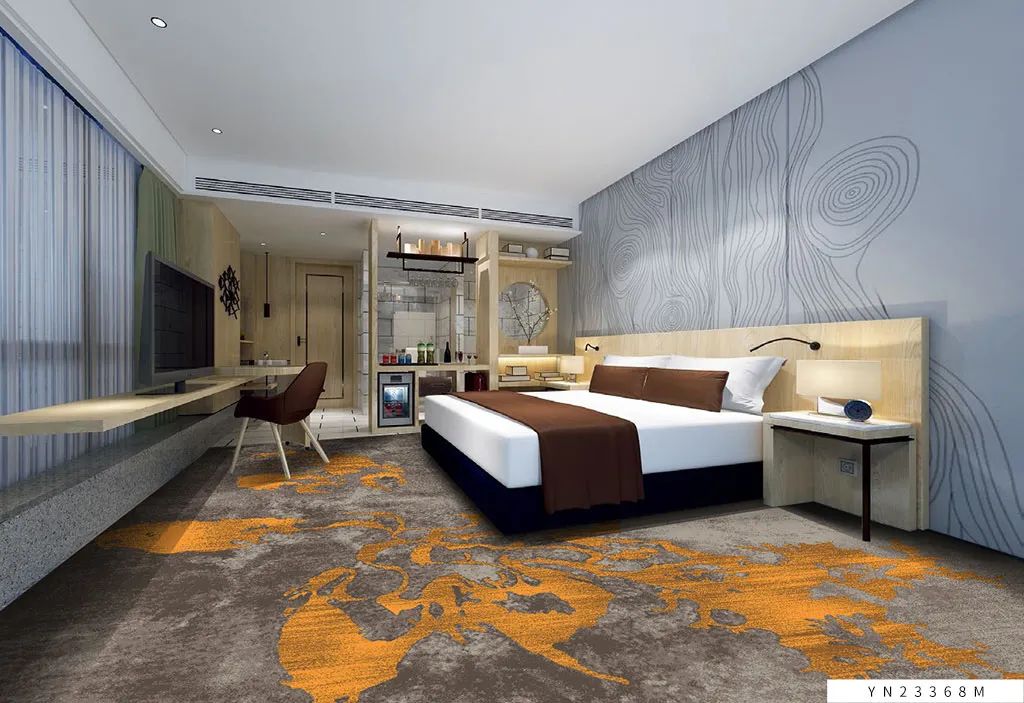 Rotoli di moquette in nylon 66 ecocompatibili per hotel - Prezzo conveniente 4