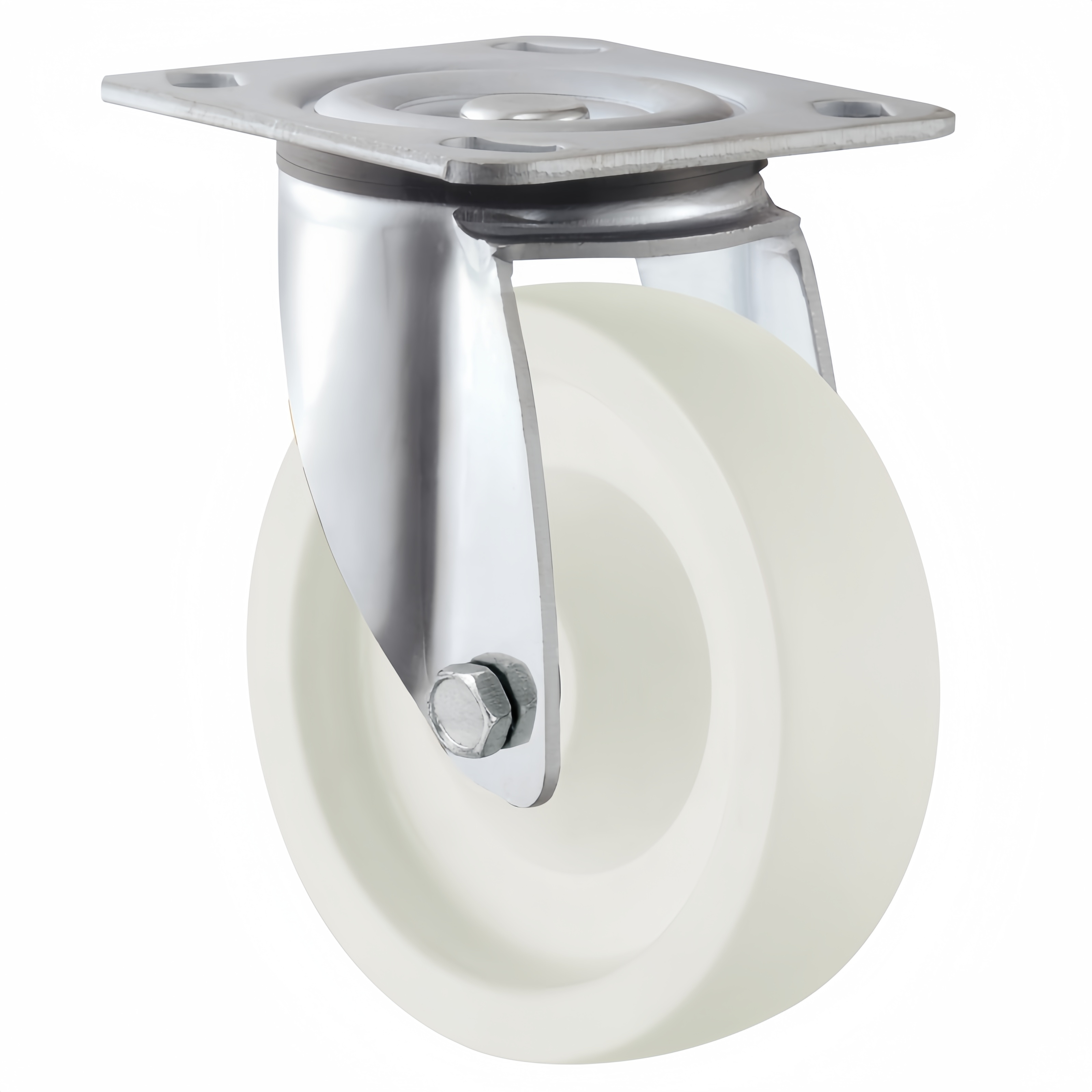 Five Inch 125 Mm European Style Swivel Heavy Duty High Loading Industrial Roller Bearing Polyamide Pa Nylon Wheel Casters 1