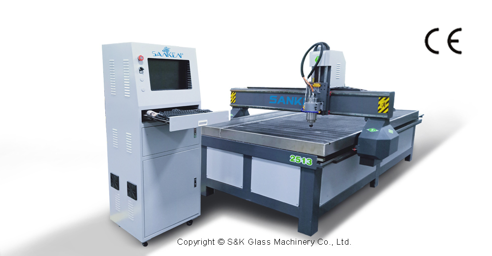 Sanken Glass Engraving Machine Mirror Drawing Engraver Center - Glass Engraving Machine and CNC Glass Engraving Machine 3
