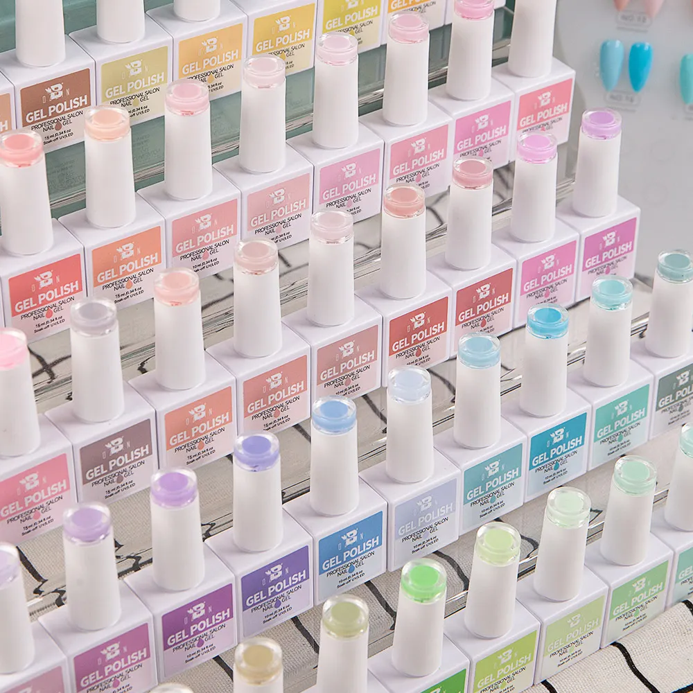 Bozlin 24-Color 15ml UV LED Gel Nail Polish Kit for Salon & Nail Supplies 1