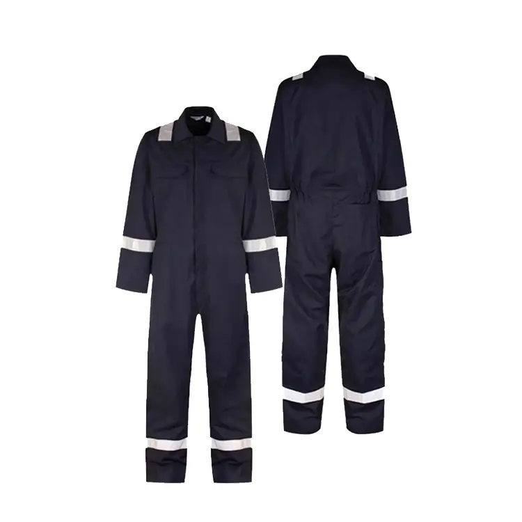 Customizable Wholesale Unisex High-Visibility Night-Vision Coveralls for Construction Workers 1