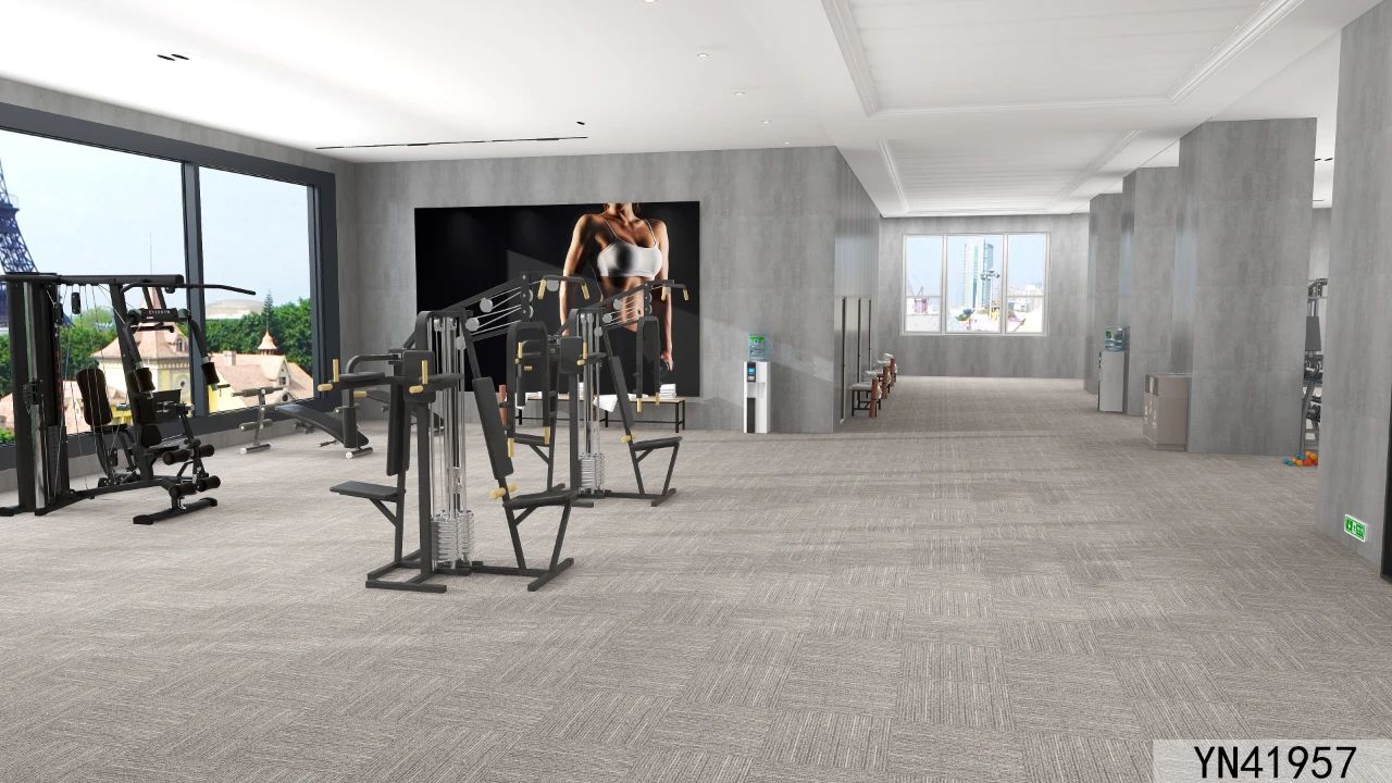 High-Quality Commercial Carpet Tiles - Wool Nylon Axminster 4