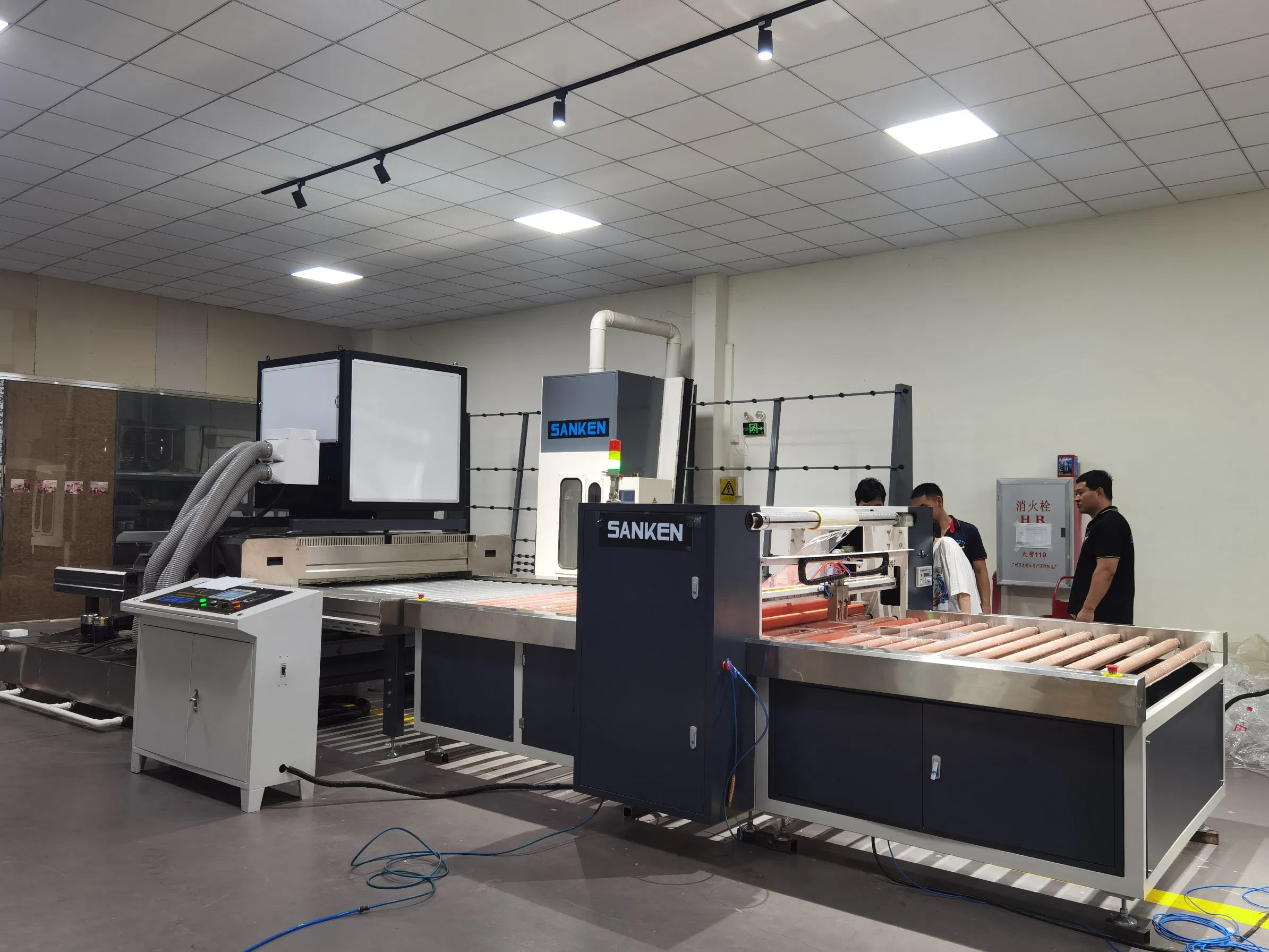 Sanken Glass Sandblasting Engraving Machine PLC Automatic Film Sticking Machine Mirror Sandblaster - Film Sticking Machine and Glass Film Sticking Machine 4