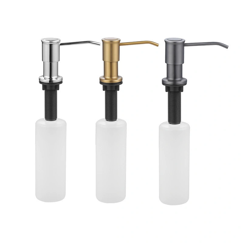 304 Stainless Steel Thickened Foam Soap Dispenser with Sink Extende 1